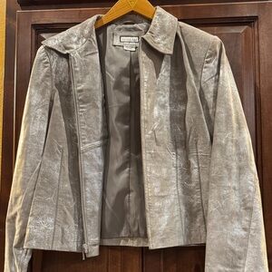 Elegant Silver Blazer by Mythology